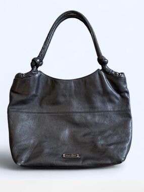 Banana Republic Black Leather Hobo Shoulder Bag